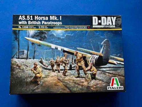 italeri	1356	AS.51 Horsa Mk.I with British Paratroops D-Day, Hobby en Vrije tijd, Modelbouw | Vliegtuigen en Helikopters, Nieuw