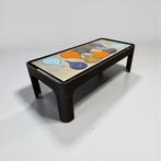 Vintage keramieken salontafel / coffee table  curved hoeken, Ophalen