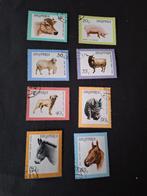 Albanië: mi. 1028/35. Huisdieren., Ophalen of Verzenden, Gestempeld, Dier of Natuur