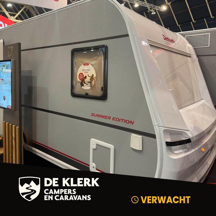 Dethleffs 460 EL Summer Edition Christmas Special - verwacht, Caravans en Kamperen, Caravans, Bedrijf, Dethleffs, 6 tot 7 meter
