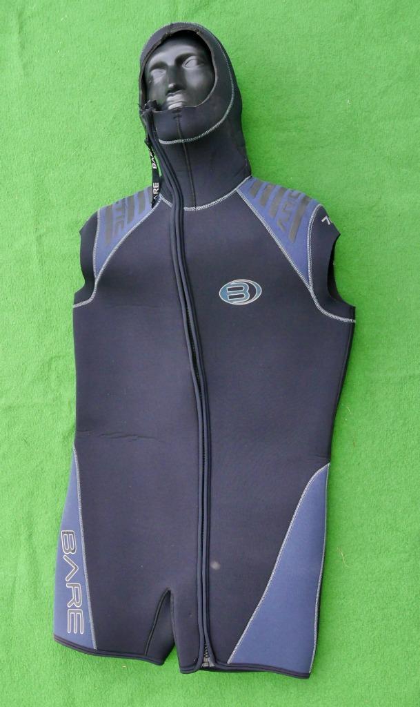 Bare Arctic 7mm Shorty voor man - Maat Maat XXL, Watersport en Boten, Duiken, Zo goed als nieuw, Duikpak, Ophalen of Verzenden