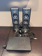 Philips multimedia speaker systeem (model MMS 321/00), Philips, Gebruikt, Ophalen of Verzenden, Minder dan 60 watt
