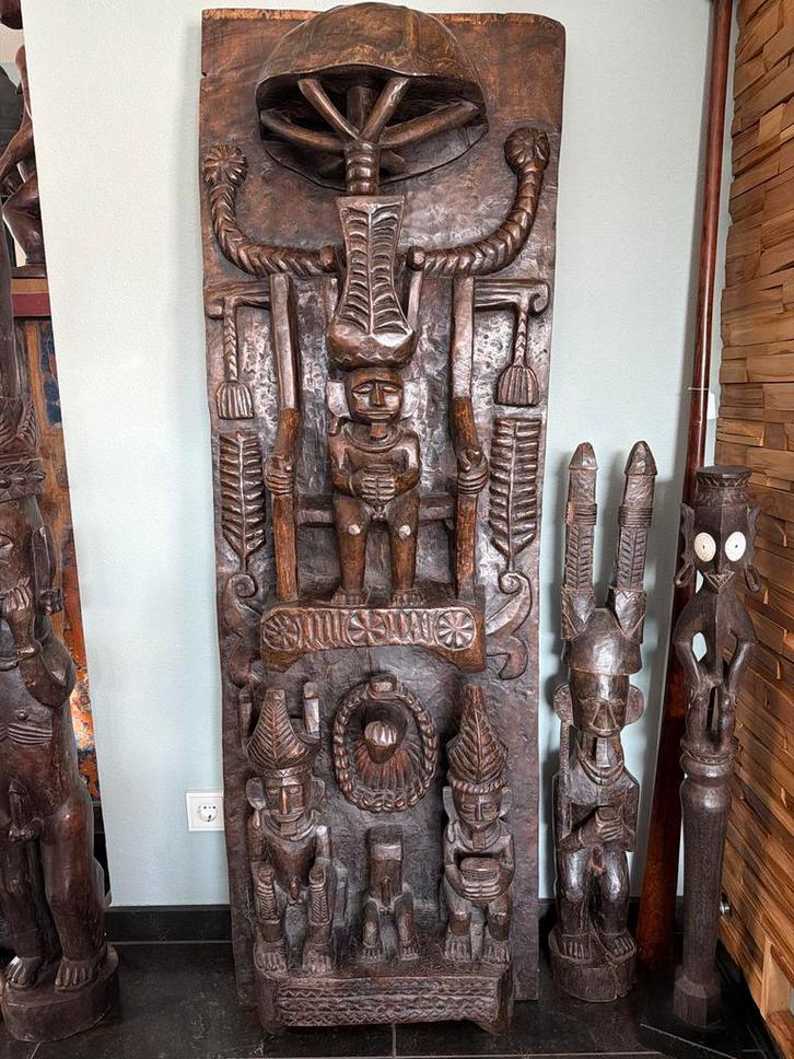 Nias Paneel - Indonesië, Zware Kwaliteit, Antiek en Kunst, Kunst | Niet-Westerse kunst, Ophalen