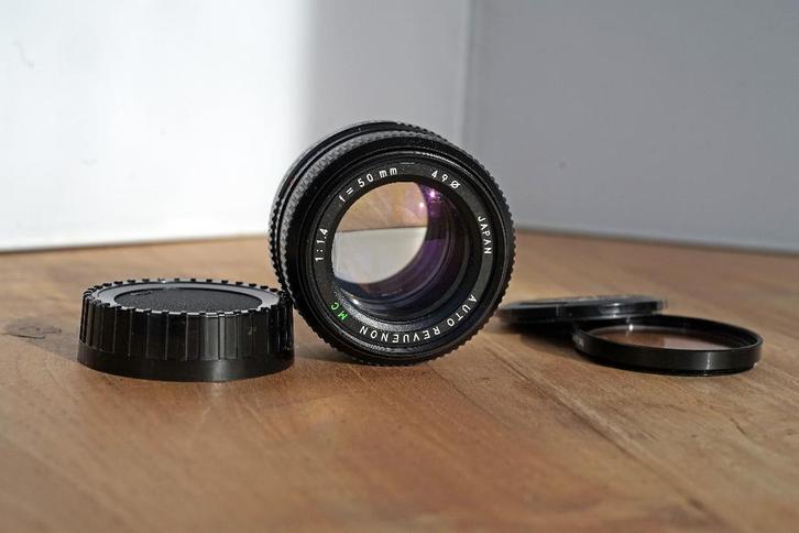 ✅ Auto Revuenon MC 50 / 1.4 , Pentax K , Uitstekende Staat, Audio, Tv en Foto, Fotografie | Professionele apparatuur, Gebruikt
