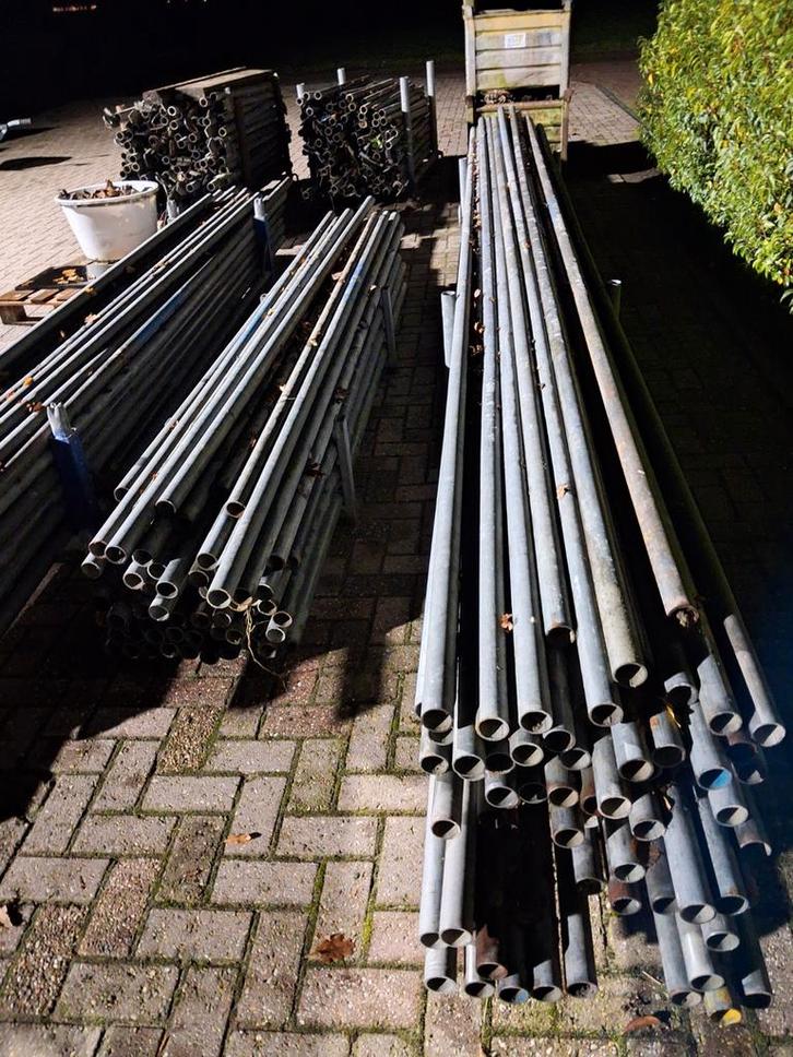 Steigermateriaal, Doe-het-zelf en Verbouw, Steigers, Gebruikt, Overige typen, 5 meter of hoger, Ophalen