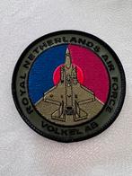 Patch met velcro/RNLAF F35 Volkel, Verzamelen, Ophalen of Verzenden, Luchtmacht, Nederland, Embleem of Badge