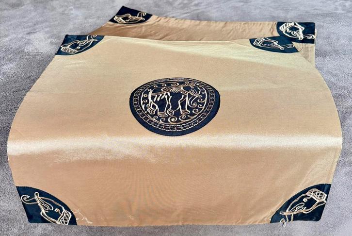 NIEUW 2 stuks nieuwe satijnen kussenhoezen 44 x 44 cm, Huis en Inrichting, Woonaccessoires | Kussens, Nieuw, Beige, Vierkant, Ophalen of Verzenden