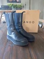 Zwarte  Bikerboots leer Tango Laarzen Maat 40 - ZGAN, Tango, Zwart, Lage of Enkellaarzen, Ophalen of Verzenden