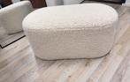 JYSK beige poef, Huis en Inrichting, Ophalen, Japandi, Zo goed als nieuw, Stof