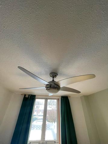 2x Plafondlamp met ventilator te koop
