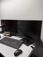 Desktop PC met twee 24” schermen, 256 GB, 8 GB, Ophalen of Verzenden, Zo goed als nieuw