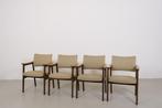 Erik Kirkegaard voor Hong Stolefabrik stoelen - set van 4, Ophalen, Hout, Overige kleuren, Vier
