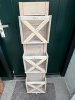 Houten lektuurbak / of decroreren, Ophalen, Zo goed als nieuw