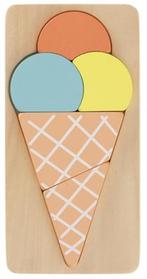 HEMA houten puzzel ijs, Ophalen of Verzenden, Minder dan 10 stukjes, Nieuw, Van hout