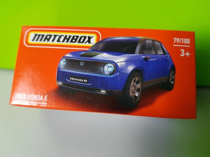 Matchbox 79 - 2020 Honda E [blauw] 1/55 MIB [], Hobby en Vrije tijd, Modelauto's | Overige schalen, Nieuw, Auto, Ophalen of Verzenden