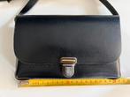 Napsoe, zwart leren tasje 20x13cm, Sieraden, Tassen en Uiterlijk, Tassen | Damestassen, Ophalen of Verzenden