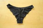 NIEUWE zwarte doorschijnende brazilian maat M/L, Verzenden, Zwart, String
