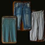 𝟯X❗║ᵀᴬᴵᴸᴸᴱ/𝟯𝟴cm║ ♀️【★★★✩✩】3x Broek【CASA BLANCA│V&D】capri, Ophalen of Verzenden, Gedragen, Driekwart