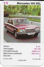 B18 autokaartje mercedes 350 sel, Ophalen of Verzenden, Zo goed als nieuw, Auto's