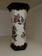 Vaas 'Flora' Gouda Plateel Holland Handwerk, Antiek en Kunst, Ophalen