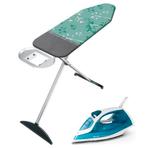 Vileda Park & Go M Strijkplank 120x38 cm en strijkijzer, Ophalen of Verzenden, Zo goed als nieuw