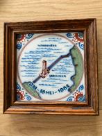 Tegeltje Zuiderzeewerken Afsluitdijk Waddenzee IJsselmeer, Ophalen of Verzenden