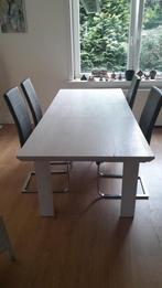 Eettafel met stoelen, Huis en Inrichting, Complete eetkamers, Ophalen, Gebruikt