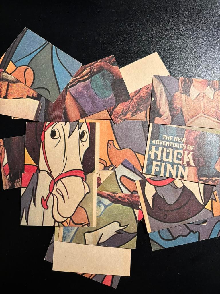 Monty plaatjes Huck Finn, Verzenden, Zo goed als nieuw, Foto of Kaart