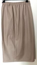 Azzurro lederlook lange rok maat 40[dm], Kleding | Dames, Maat 38/40 (M), Beige, Ophalen of Verzenden, Zo goed als nieuw