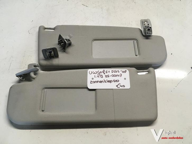Vw Golf 5 plus 5drs 1.4 B 2008 2500147  Zonnekleppen set, Auto-onderdelen, Interieur en Bekleding, Gebruikt, Ophalen of Verzenden