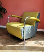 Leolux Scylla lime/grijs, Huis en Inrichting, Fauteuils, Ophalen, Zo goed als nieuw, 75 tot 100 cm, Stof