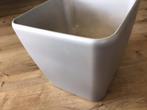 Lechuza bloempot middenmaat zilver metalic, Rond, Ophalen of Verzenden, Zo goed als nieuw, Minder dan 25 cm