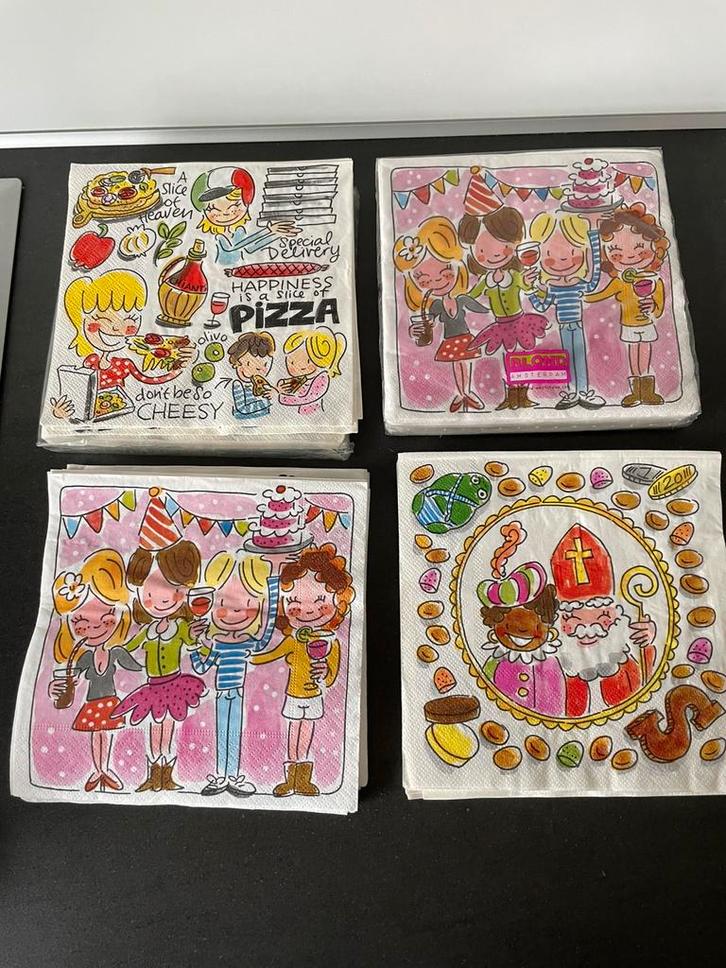 Blond Amsterdam servetten divers, Huis en Inrichting, Keuken | Textiel, Nieuw, Overige typen, Overige kleuren, Ophalen of Verzenden