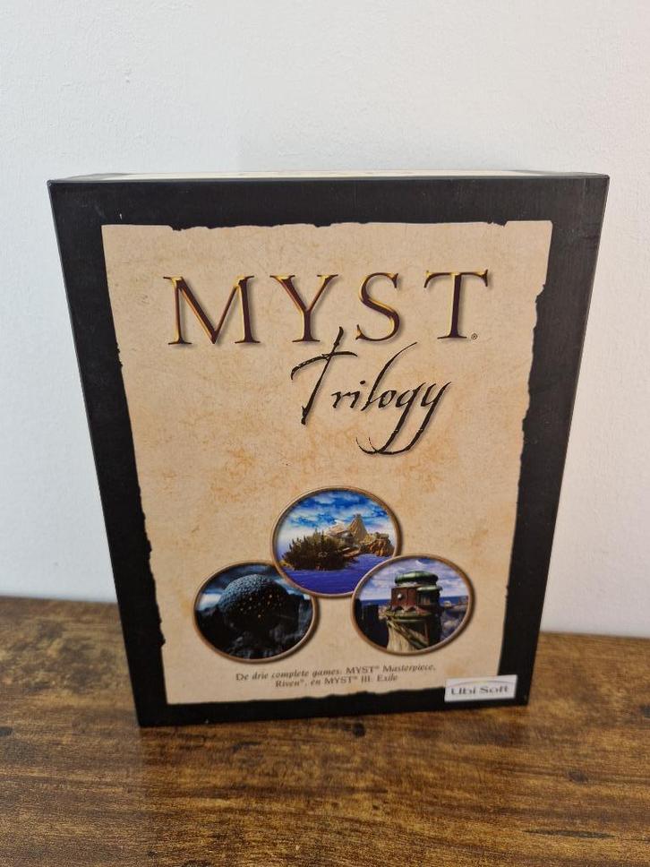 Myst trilogy Big box PC game, Spelcomputers en Games, Games | Pc, Zo goed als nieuw, Avontuur en Actie, 1 speler, Vanaf 3 jaar