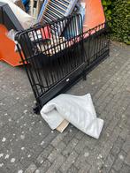Oldskool Ikea bed gratis afhalen, Huis en Inrichting, Gebruikt, 90 cm, Eenpersoons, Zwart