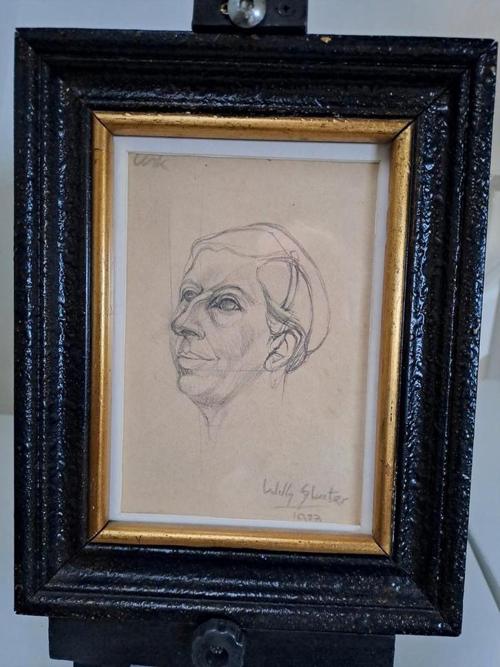 Willy Sluiter, Urk, Antiek en Kunst, Kunst | Tekeningen en Foto's, Ophalen of Verzenden