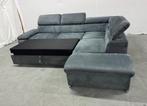 Velvet Hoekbank Slaapbank, Prima Staat!!!!, 250 tot 300 cm, Hoekbank, Ophalen of Verzenden, Stof