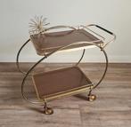 Vintage retro formica trolley barwagen wagen bijzettafel, Ophalen of Verzenden, Huis en Inrichting