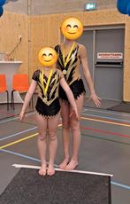 Acropakjes acro duo maat 140 146 x xs, Sport en Fitness, Ophalen of Verzenden, Zo goed als nieuw, Zwart, Turnpak(je)