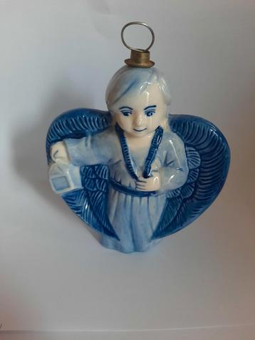 Delfts Blauwe Kerstboomhangers - Set van 4 beschikbaar voor biedingen
