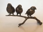 3 musjes op tak BronzenBeelden-Winkel, Antiek en Kunst, Ophalen of Verzenden