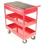 Gereedschapswagen open + la rood, Ophalen of Verzenden