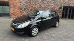 Opel Corsa 1.4 16V 5D 2008 Zwart, Auto's, 47 €/maand, Origineel Nederlands, Te koop, 5 stoelen