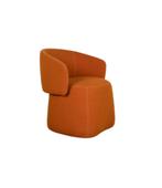 Haworth armchair footstool – Poef – Oranje, Ophalen of Verzenden, Zo goed als nieuw, Minder dan 75 cm, Minder dan 50 cm