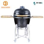 Kamado BBQ 23,5 inch - Houtskool barbecue - barbecues, Cave & Garden, Verzenden, Nieuw, Kouwe Hoek 1B, Waddinxveen