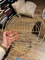 Gouden metalen mand, Ophalen of Verzenden, Nieuw