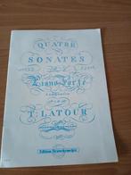 Orgel Lesboeken - Quatre Sonates, Pruikentijd, Muziek en Instrumenten, Bladmuziek, Orgel, Gebruikt, Klassiek, Les of Cursus
