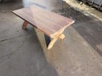 eikenhouten salontafel, Huis en Inrichting, Tafels | Salontafels, Ophalen, Gebruikt, 100 tot 150 cm, 50 tot 75 cm