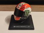 AGV helm van Marco Simoncelli - MotoGP 2011 (schaal: 1/5), Ophalen of Verzenden, Zo goed als nieuw, 1:5 t/m 1:8, Motor