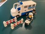 Lego duplo Politie vrachtwagen motor en afzetting en boef!, Duplo, Ophalen of Verzenden, Zo goed als nieuw, Losse stenen